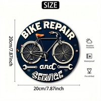 AliExpress CIFBUY Vintage Metal Tin Sign - Retro Cycling & Motorcycle Wall Decor for Living Room, Bar, Garage