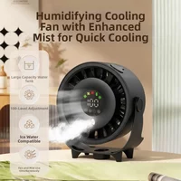 100-Speed Portable USB Cooling Fan With Misting & Ice Water For Home & Office Desktop Water-cooled Fan Humidifier For Game