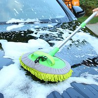 Brosse de Nettoyage de Voiture Ajustable, Instrument Super Absorbant, Outil Télescopique, Manche Long, Accessoires Automobiles