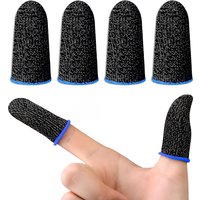 Breathable Gaming Finger Sleeves Anti-Sweat Touch Screen Finger Cots For Mobile Games PUBG/COD Mobile