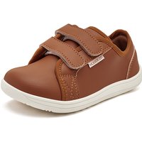 HOBIBEAR Kids Barefoot Shoes Little/Big/Kid Wide Toe Minimalist Sneakers Lightweight Hook Loop Artificial Leather Shoes image 4