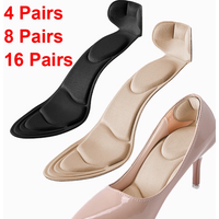 Memory Foam Insoles Women High-heel Shoes Insoles Anti-slip Insole Comfort Breathable Heel Protection