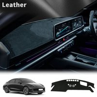 Car Dashmat Dashboard Cover Pad for Hyundai IONIQ 6 2022 2023 2024 2025 DashMat Sunshade Protective Carpet Accessories