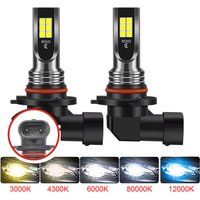 2Pcs 9005 9006 LED Scheinwerfer H11 H8 H9 H10 H1 H3 Auto Nebel Glühbirnen DRL H4 H7 Auto Fahren lauf Lampen 6000K 8000LM 80W 12V