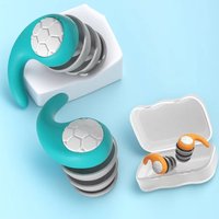 1 Pair Soft Silicone Sleeping Earplug With Noise Cancellation Professional Waterproof Comfortable Wear Earplugs For Sleep Swim