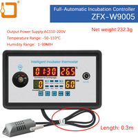 ZFX W9005 Intelligent Thermostat AC110 220V LED Display Incubator Controller 360 Automatic Egg Rotation Temperature and Humidity