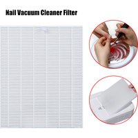 Nail Dust Collector Replacement Filter Nail Vacuum Cleaner Filter Manicure Screen Plate Brushless Nail Dust Extractor Filter
