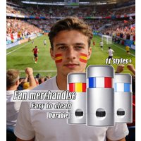 National flag face and body football fan camouflage paint stick Sports game cheering decoration