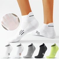 AliExpress NONE 5/10 Pairs Summer Men's Athletic Ankle Socks Breathable Mesh Thin Sports Socks for Running Basketball Cycling