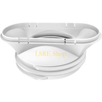 L8RE Air Conditioner Exhaust Hose Coupler Window Adapter Connector 5.9/5.1 inch Coupler Connector for Air Conditioning