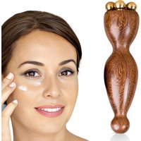 1pcs Hot Face Massage Tools Lotus Seedpod Beauty Brass & Rosewood Dark Circles Gua Sha Tool Eye Relaxation Meridians Acupoint