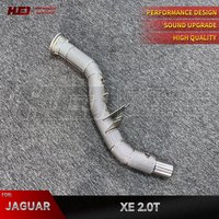 Exhaust Sport Cat Down Pipe for Jaguar XE XF XJ F-type F-pace 2.0T 2011- High Flow Catted Downpipe