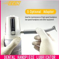 ECIN Dental Handpiece Cleaning Oil Lubricator Portable With 5 Style Connector For Standard Spray Can Maintenance Tool