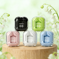 Wireless Bluetooth Headphones Tws in -ear Wireless Earphones with Microphone Led Display for Call Game Music Sports