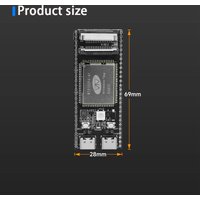 ESP32-P4 TINY Development Board WT9234-TINNY ESP32 P4 chip 360MHz Bulit-in RGB MIPI DSI/CSI/RISC-V