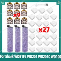 Accessories Fit for Shark WDB1F2 WD201 WD201C WD100 AW201 WD2131S For HydroVac XL 3-in-1 Vacuum Spare Parts Roller Brush Filter