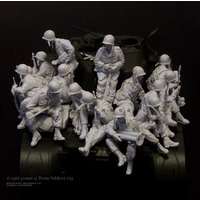 1/35 Resin Soldier model kits figure colorless and self-assembled (15 pcs) A-1366
