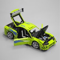 Speed Champion Movie Car Model Moc Building Bricks Eclipse 1:12 Famous Fast Movie Model Technology Modular Blocks DIY Assembly