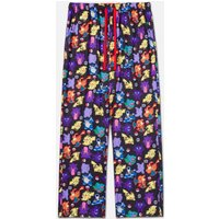 Anime Pokemon Pikachu & Pokeball Print Unisex Wide Leg Pants Casual Lounge Street Fashion Loose Fit Trousers for Men and Women