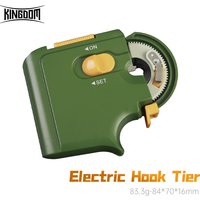 Kingdom Electric Fishing Hook Line Tier Portable Automatic Fish Hook Tying Machine Easy Operation Fishing Tackle for Anglers