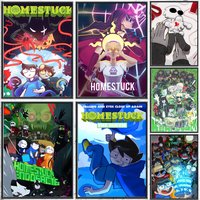 Homestuck Poster HD Waterproof Self-Adhesive Wall Art – Multi-Scene Use, Top Gift Pick