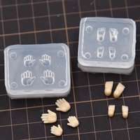 Lovely Mini Palm little Feet Silicone Mold Pottery Ceramic Clay DIY tools
