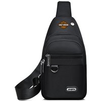 Motorcycle Leisure One-shoulder Bag Men Messenger Chest Pocket For Harley Davidson 86-92 FXRT/86-90 FLST/88-17 FLSTC/94-17 FLHR