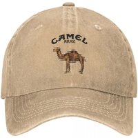 Camel Accessories Men Women Trucker Hat Animal Distressed Washed Caps Hat Vintage Outdoor Running Golf Adjustable Fit Headwear