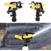 1/5/10Pcs Adjustable Rocker Impact Sprinkler Head 3/4" 360 Degree Rotary Watering Nozzle for Garden Lawn Agriculture Irrigation