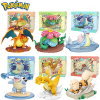 Genuine Pokémon Figurine Toys Charizard Venusaur Blastoise Lapras Dragonite Arcanine Anime Figure Model Doll Desktop Ornament