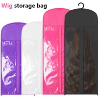 Wig storage bag, organizing bag, wig case, wig-specific transparent bag, zipper bag