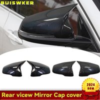 M style Rearview Mirror Cover Cap Real Carbon Fiber for BMW 1 2 Series F45 F40 Z4 G29 X1 F48 F49 X2 F39 Toyota Supra 2019-2023 image 4