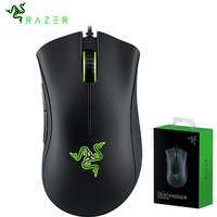 Original Razer DeathAdder Essential Wired Gaming Mouse Mice 6400DPI Optical Sensor 5 Independently Buttons For Laptop PC Gamer