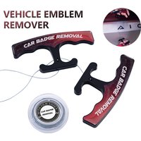 Car Emblem Removal Tool Kit Cleaning Vinyl Graphic Removal Tool Auto Badge Decal Sticker Remover for Vehicle Logo & Trim Removal