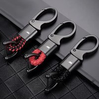 Car Hand Woven Keychain Zinc Alloy Key Ring Chain Gifts Auto Key Accessory For BMW M X1 X3 X5 X6 E90 E70 F30 F10 F20 E87 E60 E39
