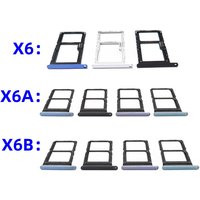 SIM Card Tray Adapter chip slot drawer Holder Replacement Part For Huawei Honor X6 X6A X6B WDY-LX1/LX2 JDY-LX1/LX2 drawer chip