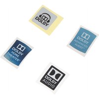 Dolby Surround Sound Labels Laptop Stickers Desktop Decor DIY Stickers