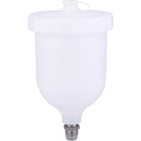 Gravity Feed Paint Cup 600ml Spray Gun Pot Gravity Feed Plastic Paint Cup for D-evilbiss Pri FLG Spray Gun Pot