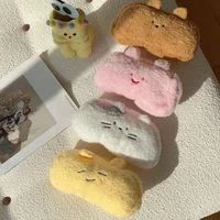 Winter Plush Pencil Case Fashion Kawaii Cartoon Animal Pencil Bag High Capacity Stationery Storage Bag Cute Scrapbook Organizer