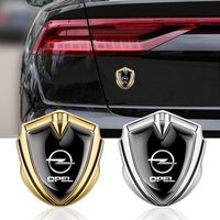 Metal Car Shield Styling Badge Sticker Body Trunk Decoration For Opel Astra Mokka Zafira Vectra OPC Insignia Vivaro Corsa Adam