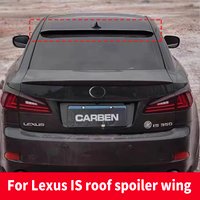 For Lexus IS 2006-2012 years IS250 IS300 IS350 roof Spoiler wing ABS Material Car Rear roof Wing Primer Color Rear Spoiler