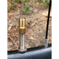 AliExpress 5pcs Bike Presta To Schrader Valve Adapter Set Bicycle Copper Valve Converter F/V To A/V Valve Adapter MTB Bicycle Accessories