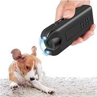 Safe Effective Ultrasonic Dog Repeller Anti-Barking Pet Training Tool Handheld Outdoor Deterrent Chaser with LED for Cats & Dogs