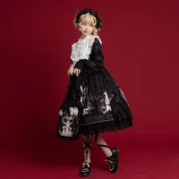 Reunion World ~ Sweet Long Sleeve Lolita Midi Dress by OCELOT