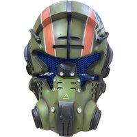 Titanfall 2 Mask Green Helmet Game Character Halloween Masquerade Party Cosplay Costume Props Cos Accessories