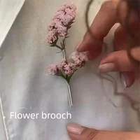 New DIY Flower Arrangement Brooch for Women Unique Creative Design Atmospheric Sense Fashion Corsage Pin Accessory