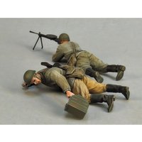 1/35 resin unpainted model kit, military theme, World War II Russian machine gunner unassembled and unpainted GK