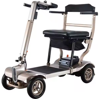 Airo Light Weight Foldable Electric 4-Wheel Mobility Scooter for Elderly and Disabled Seniors Small Motorcycles