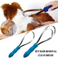 Pet Hair Removal Clean Sweat Scraper Shedding Blade Brush Hair Care Tool Horse Beauty Tool Cleaning Pet Products Cat Brush
