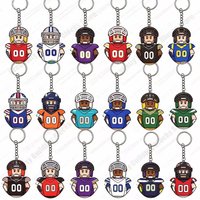 Hot Selling Keychain Athlete Series Boy Boy 3D Model DIY Building Block Toy Model Children Toy Gift